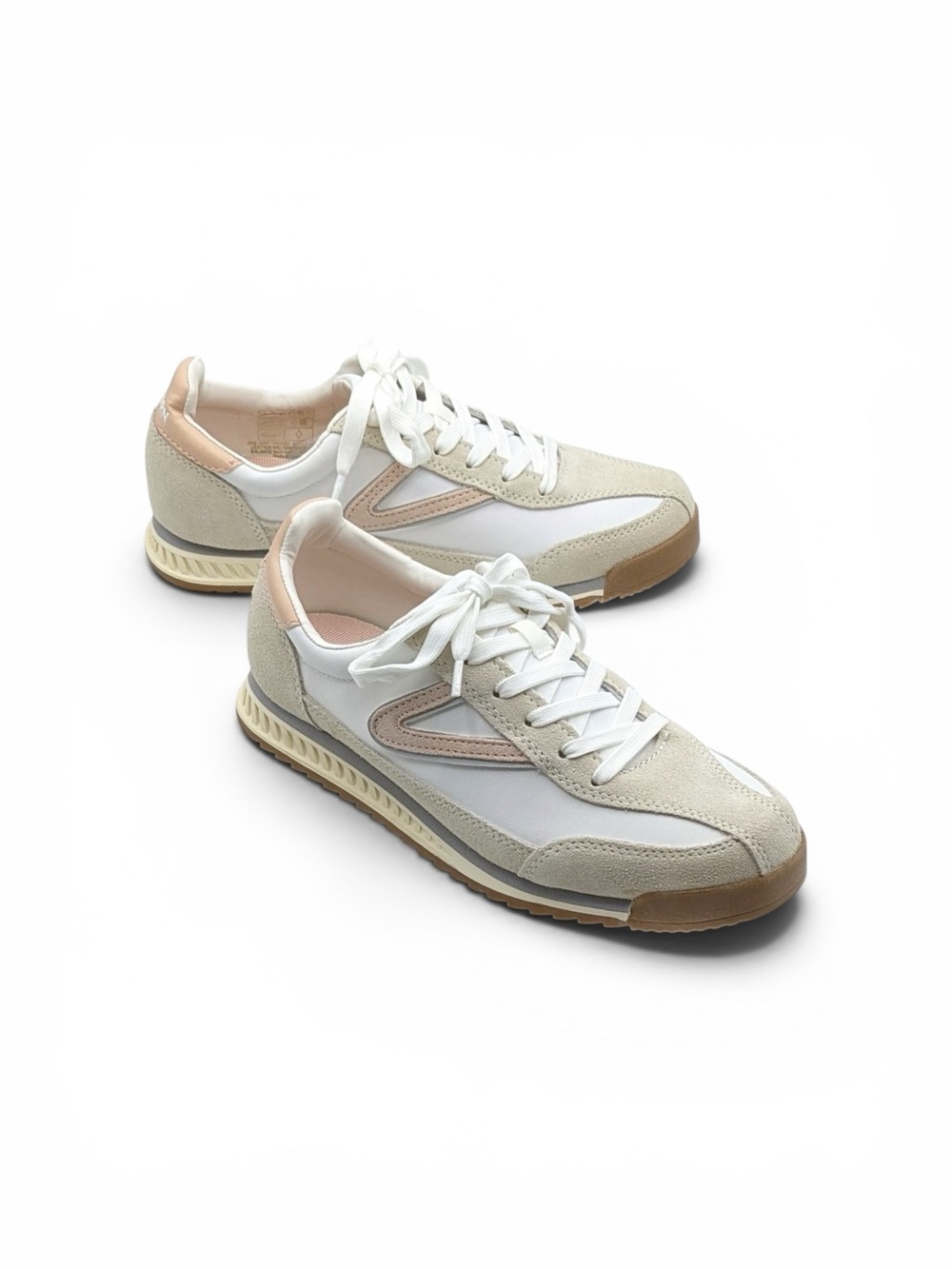 White and Blush Women's Sneaker - Comfort Athletic Style